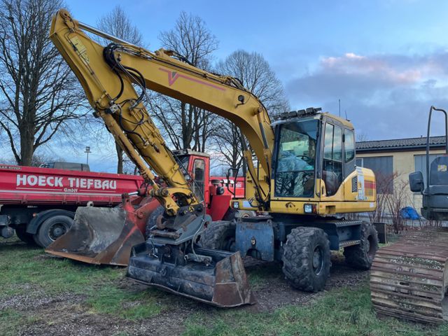 Komatsu PW140-7  Mobilbagger/SCHAUFEL/KLIMA/SITZHEIZUNG/