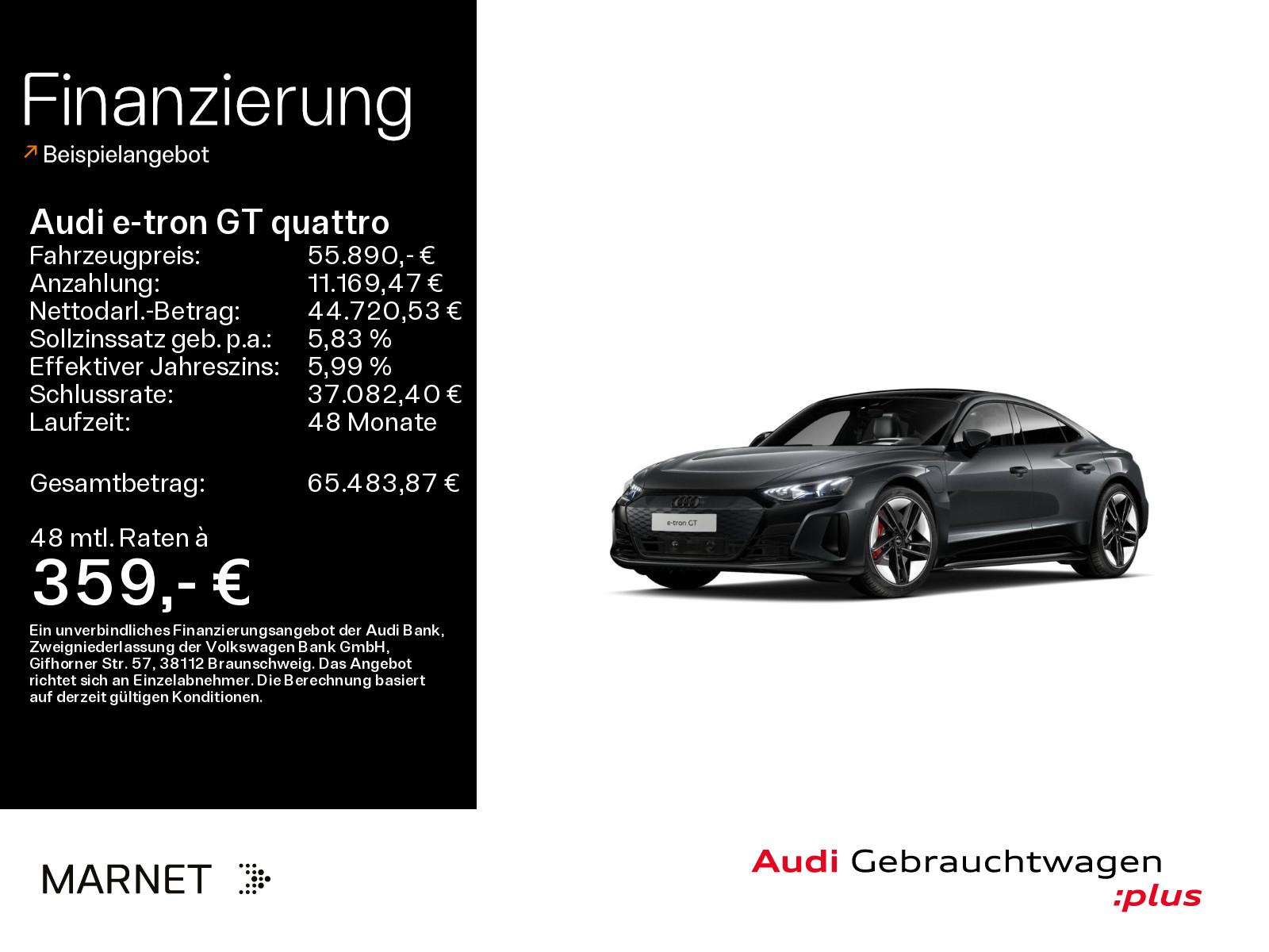 Audi e-tron GT qu*Navi*Matrix*Alu*B&O*HUD*Pano*Carbon