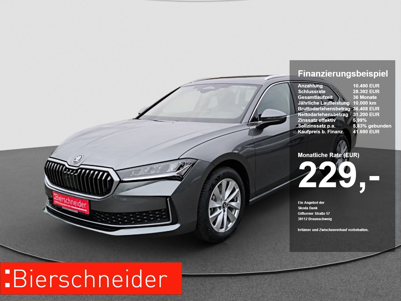 Skoda Superb Combi 2.0 TSI DSG 4x4 Selection 5-J-G NAV