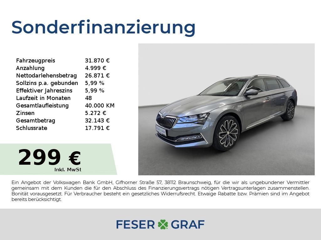 Skoda Superb L&K 2,0l TDI DSG *RFK SHZ MATRIX NAVI*