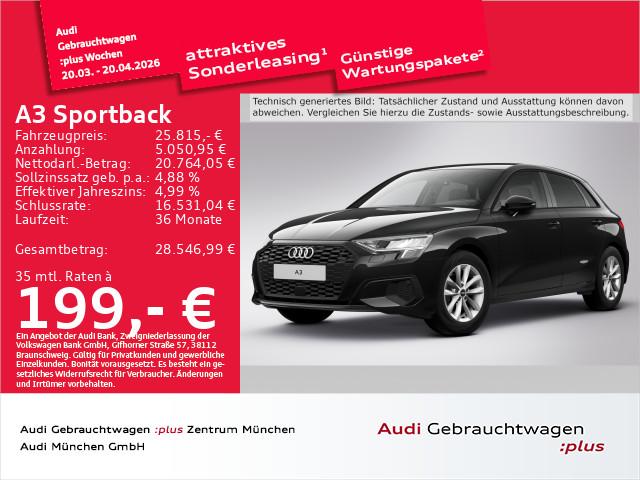 Audi A3 Sportback 35 TFSI S tronic Kamera