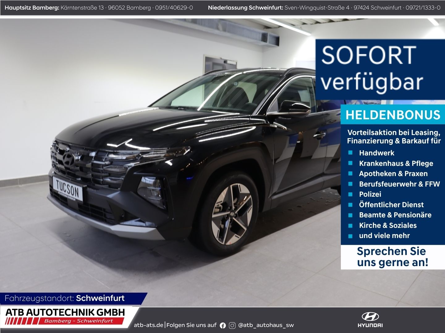 Fahrzeugabbildung Hyundai Tucson Trend 1.6 T-GDi 150PS 7-DCT 2WD Navi LED