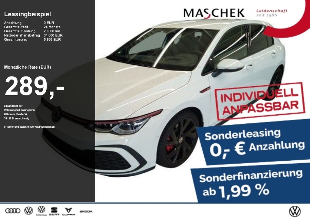 Golf GTI 2.0 TSI Sonderleasing Navi HUD Anschlus