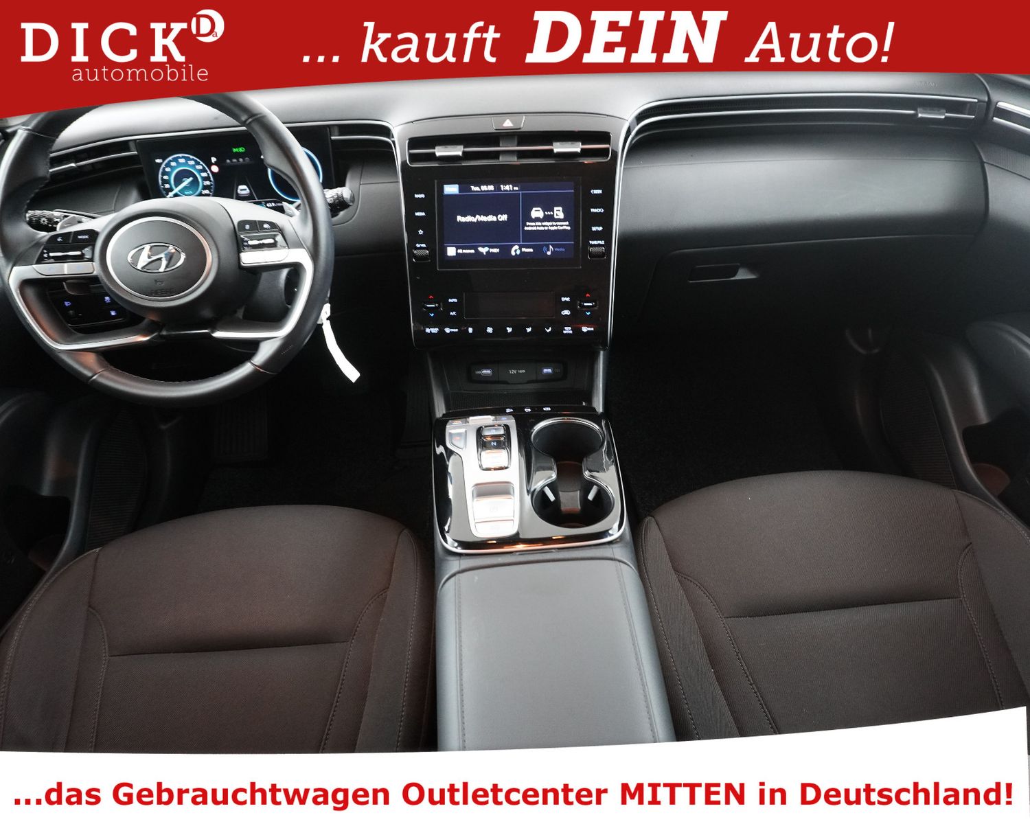 Fahrzeugabbildung Hyundai Tucson 1.6 T-GDI Hyb 4WD >NAVI+KAM+VIRTU+ACC+19"
