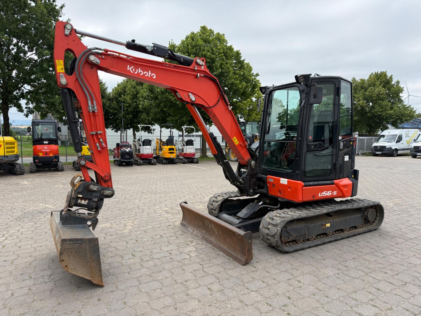 Kubota U56-5, BJ 22, 1450 BH, Powertilt HS03 Klima, GL