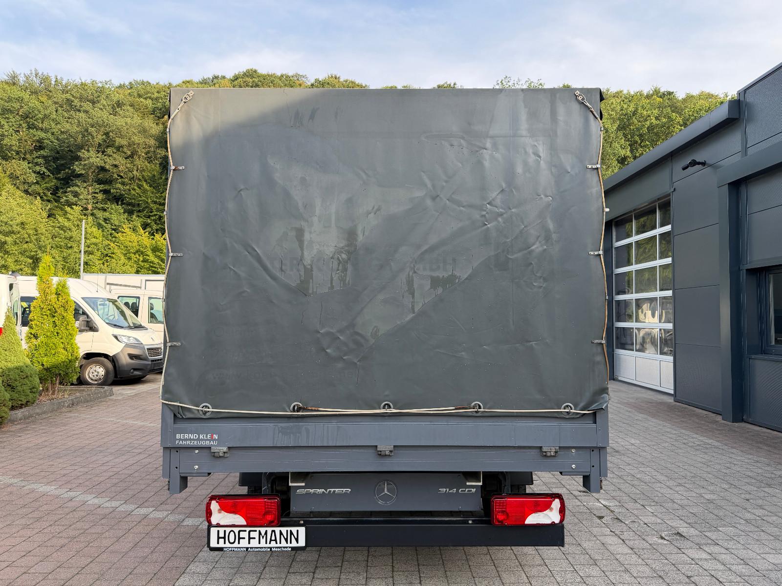 Mercedes-Benz Sprinter 314 CDI Pritsche + Schiebe Plane 3,5t