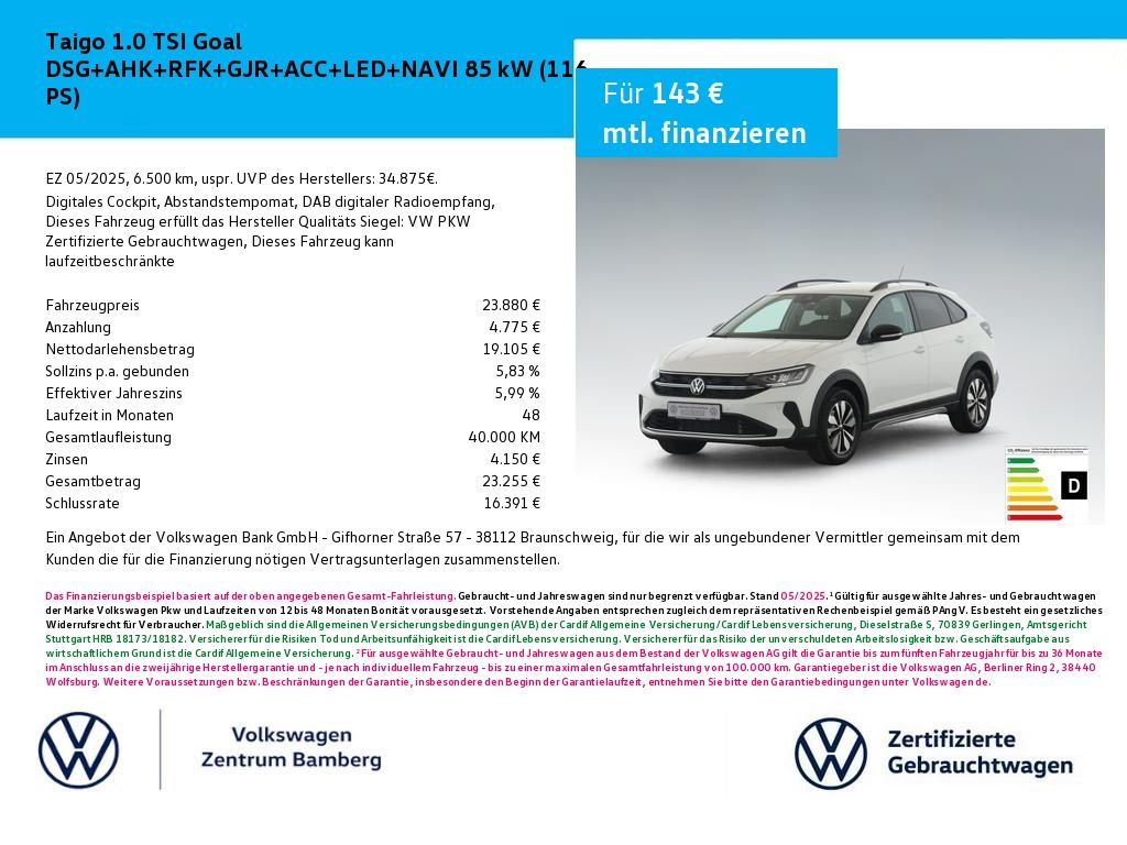 Image of Volkswagen Taigo