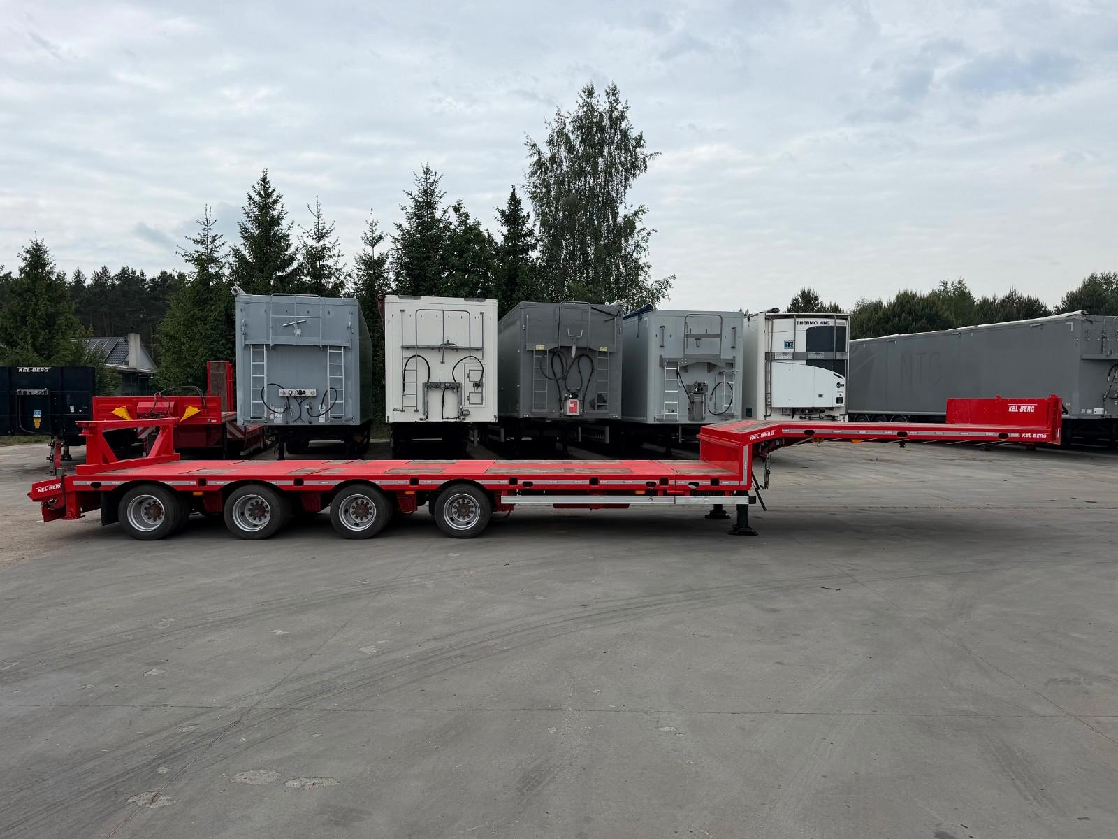 Kel-Berg Low Loader 4-axles Extendable 6,30 m 2017 year