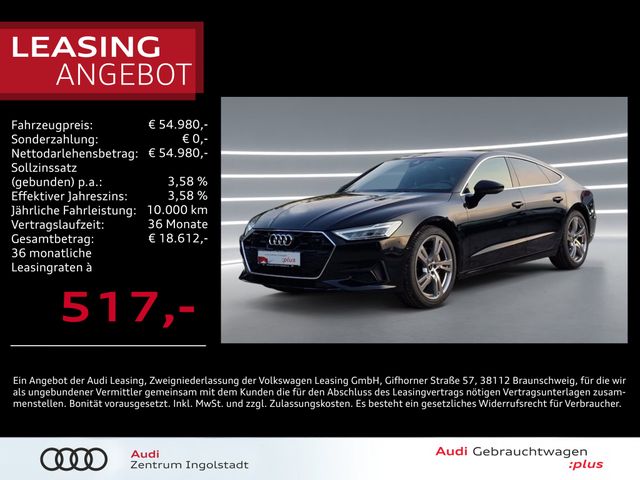 Audi A7 Sportback 45 TFSI qu S line PANO ACC HuD 20"