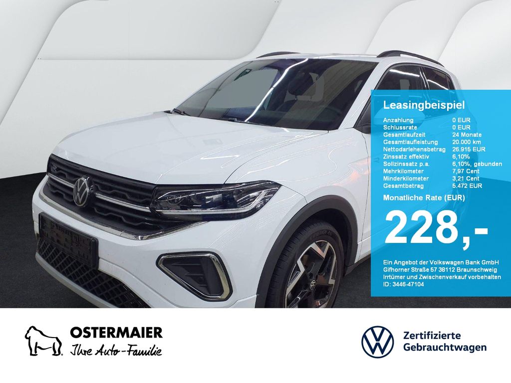 T-Cross R-LINE 1.5TSI 150PS DSG ACC.NAVI+VC.2xPD