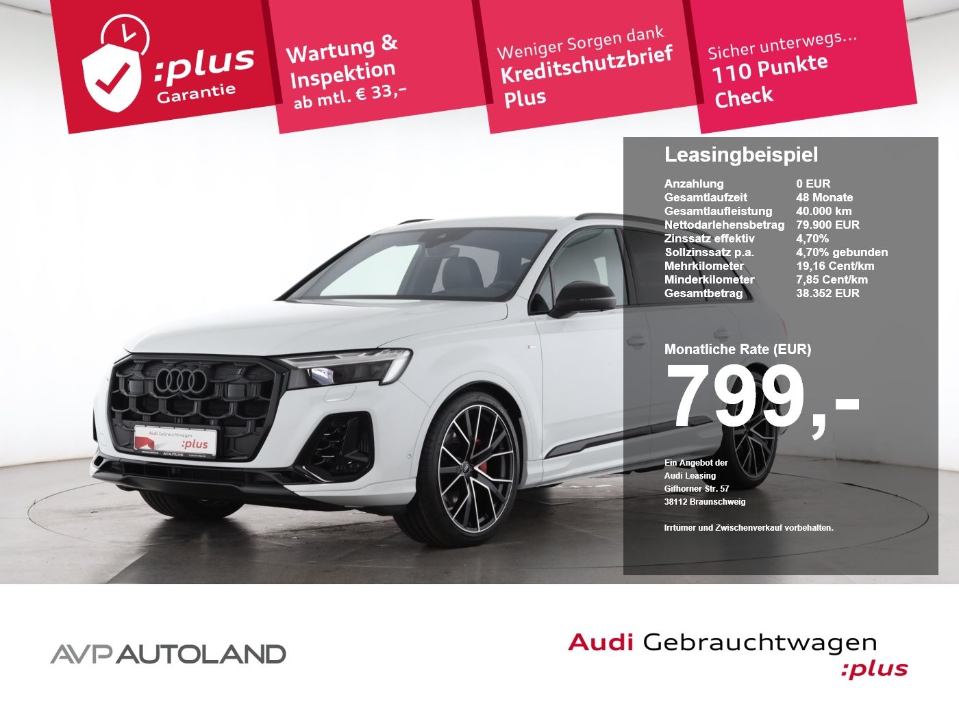 Audi Q7 TFSI quattro tiptronic S line 7-Sitzer | AHK