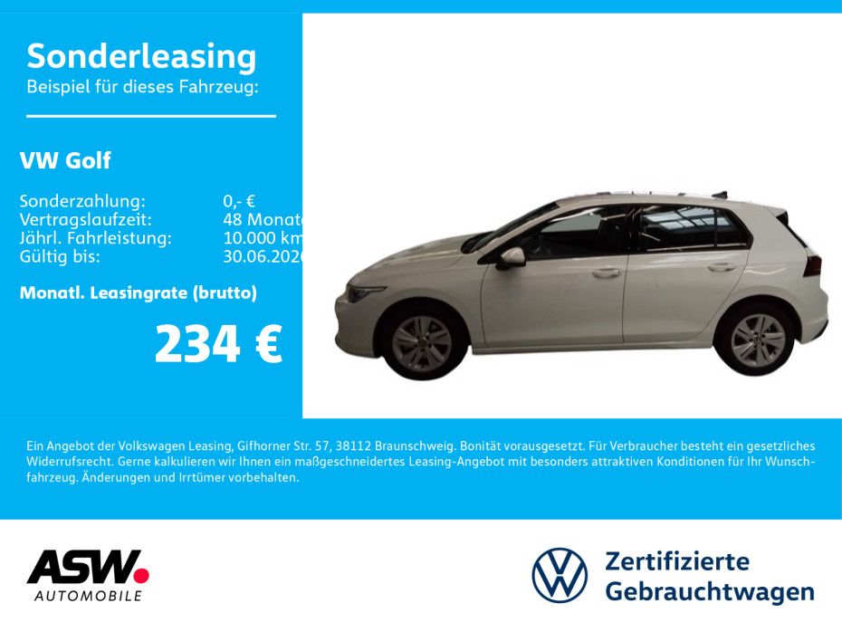Volkswagen Golf Life 1.5 TSI LED Navi PDC ACC HUD SHZ AHK