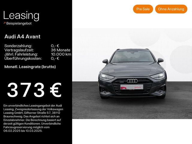 Audi A4 Avant Advanced 40 TDI qu. Optik Schwarz*RFK