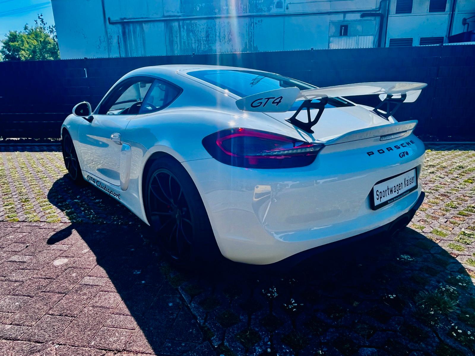 Porsche Cayman GT4*1.Hd*Approved neu*Sammler*Klappe*