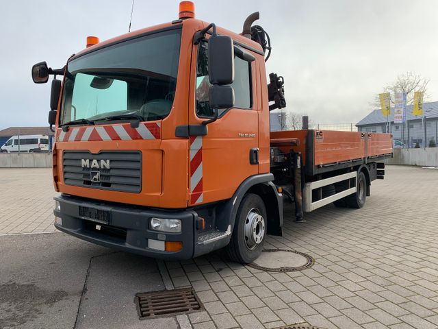 MAN TGL 10.240 BB Pritsche Kran 4x2 top