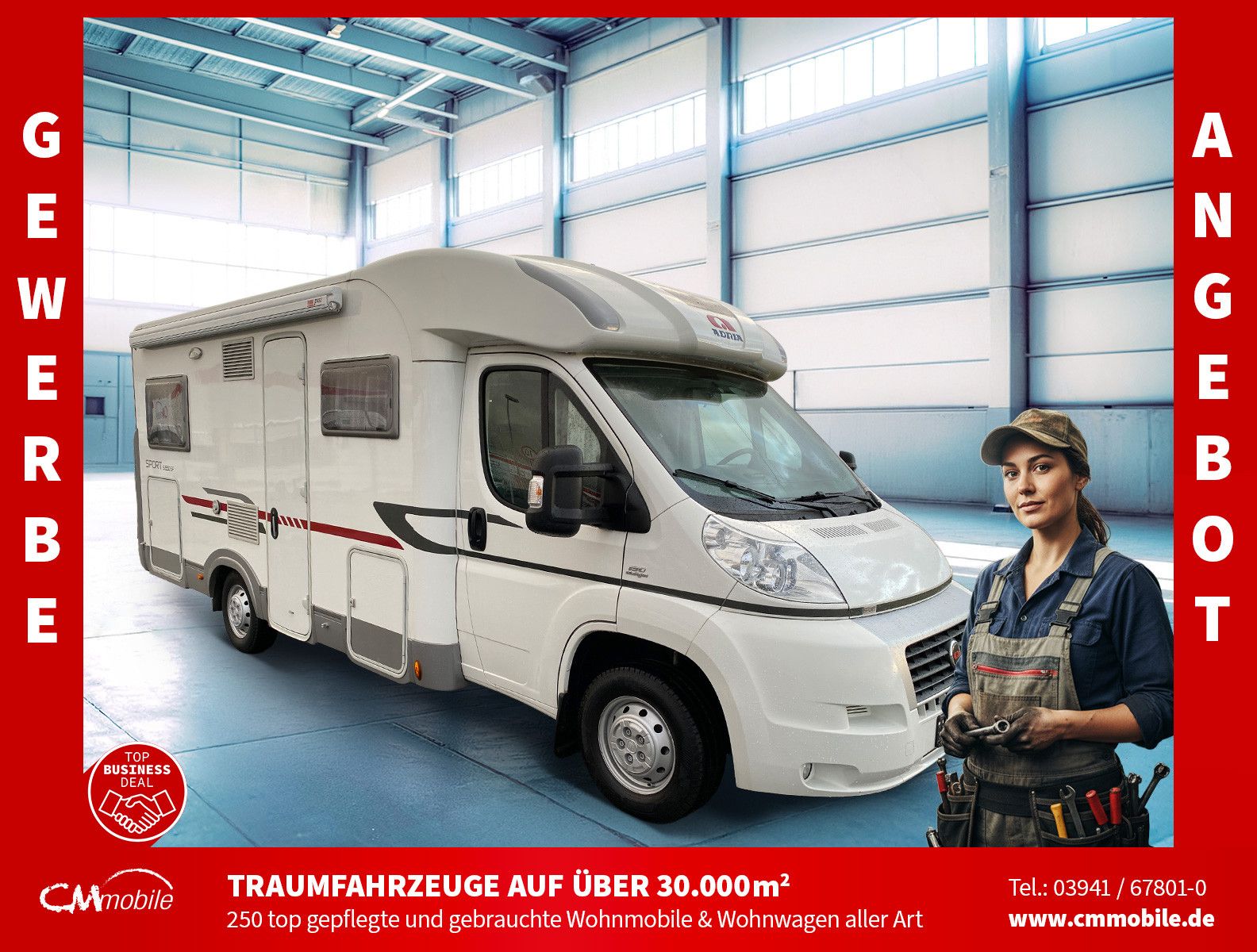 Adria
 Sport S 650 SF - große Sitzgr. -*Gewerbeangebot*
