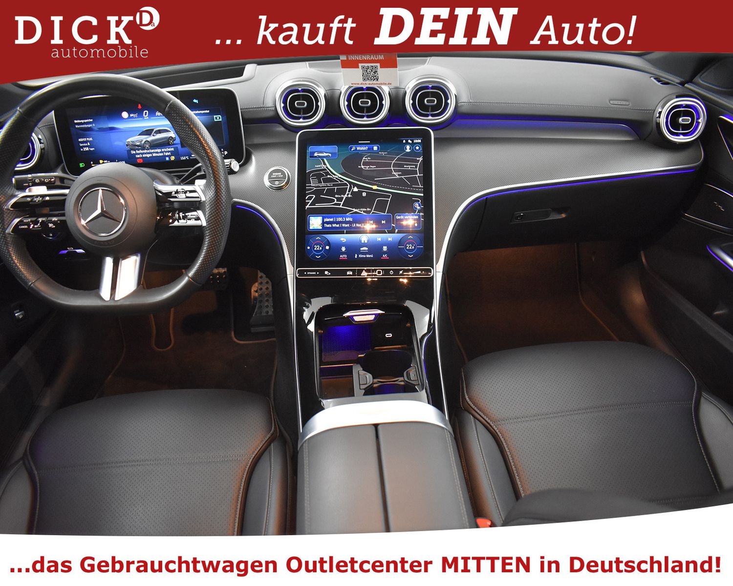 Fahrzeugabbildung Mercedes-Benz C200 CGI 2X AMG Line NIGHT+MEMO+360+HEAD+MULTIKO