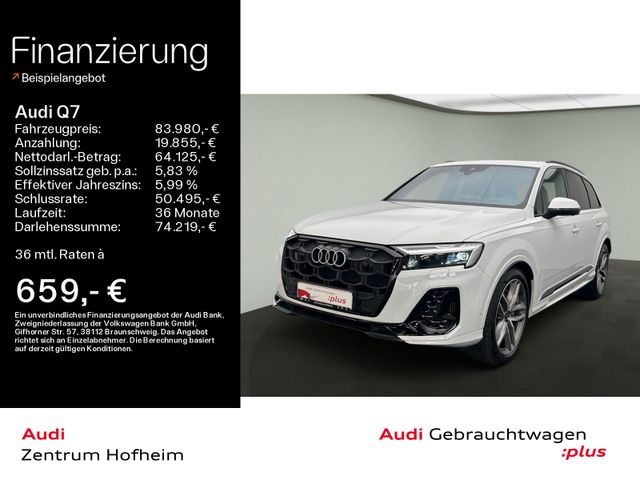 Audi Q7 55 TFSIe qu S line tip*B&O*HUD*Pano*Matrix*Vi