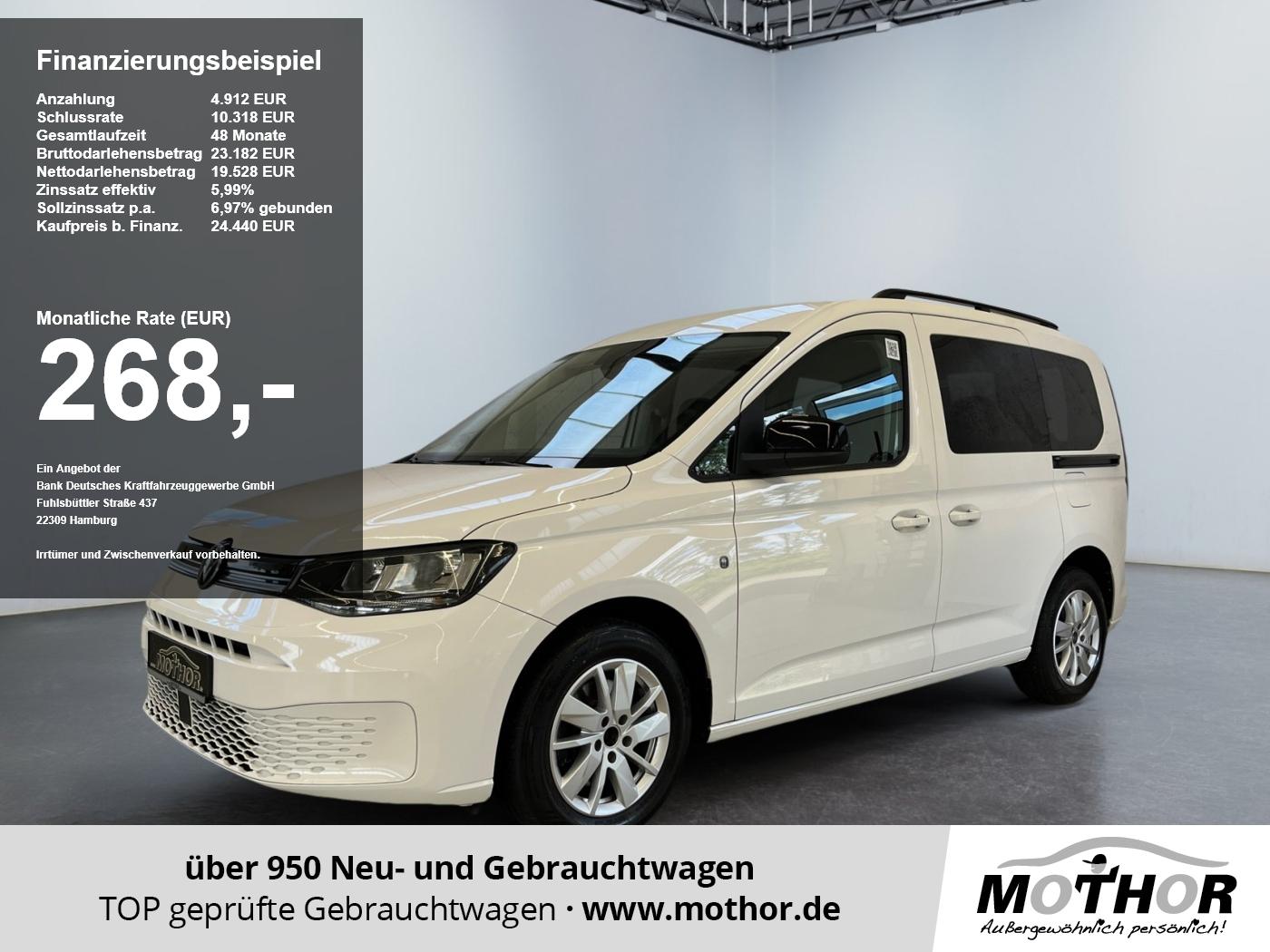 Volkswagen Caddy Life 2.0 TDI DSG 2xKlimaA Einparkhilfe hi.