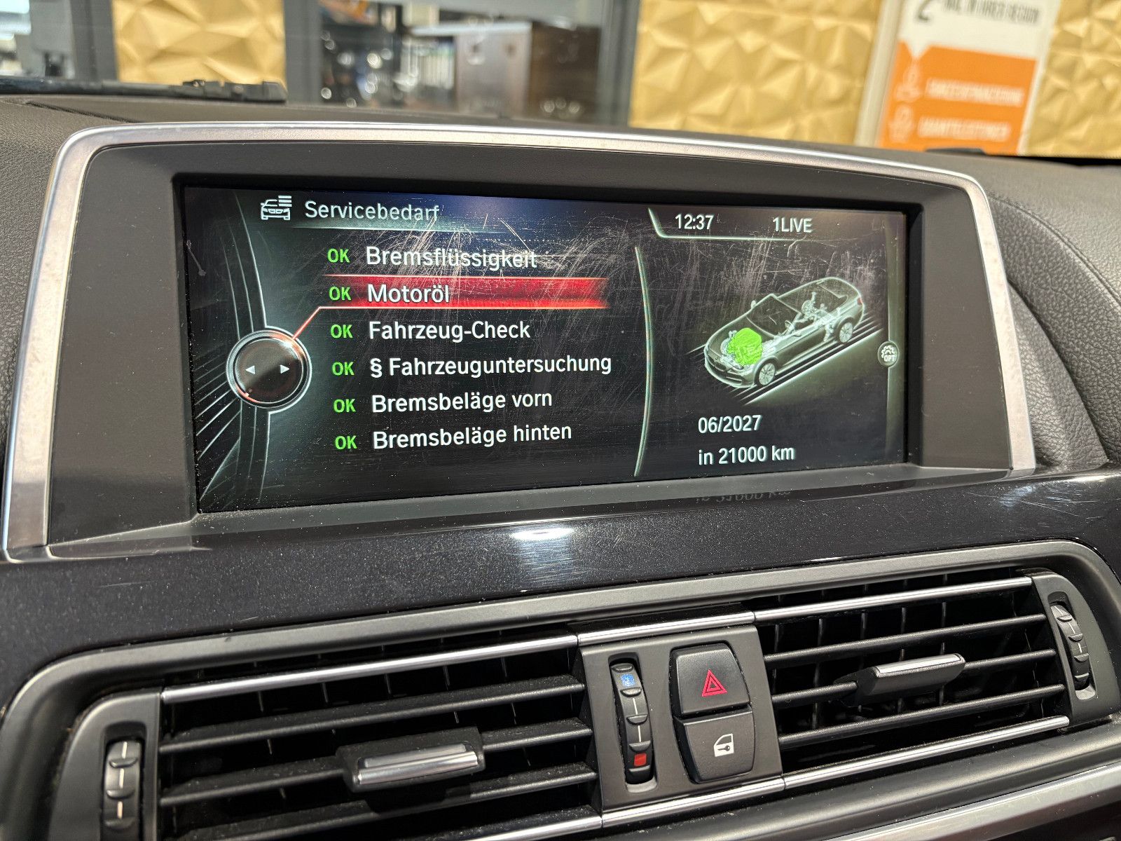 Fahrzeugabbildung BMW 640 Cabrio d xDrive/KAMERA/NAVI/MEMORY/BI-XENON