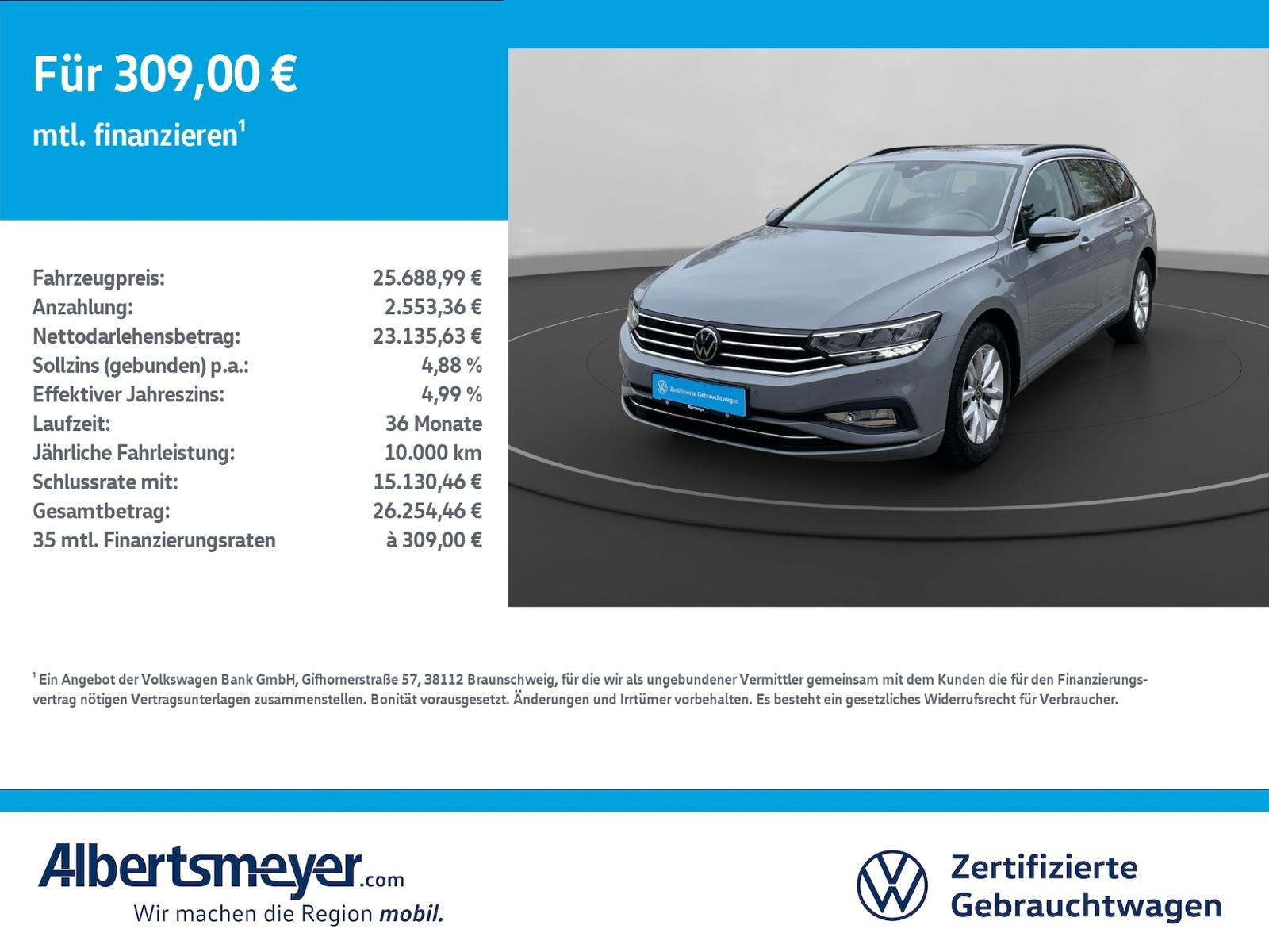 Volkswagen Passat Variant 2.0 TDI Business +DSG+LED+LM