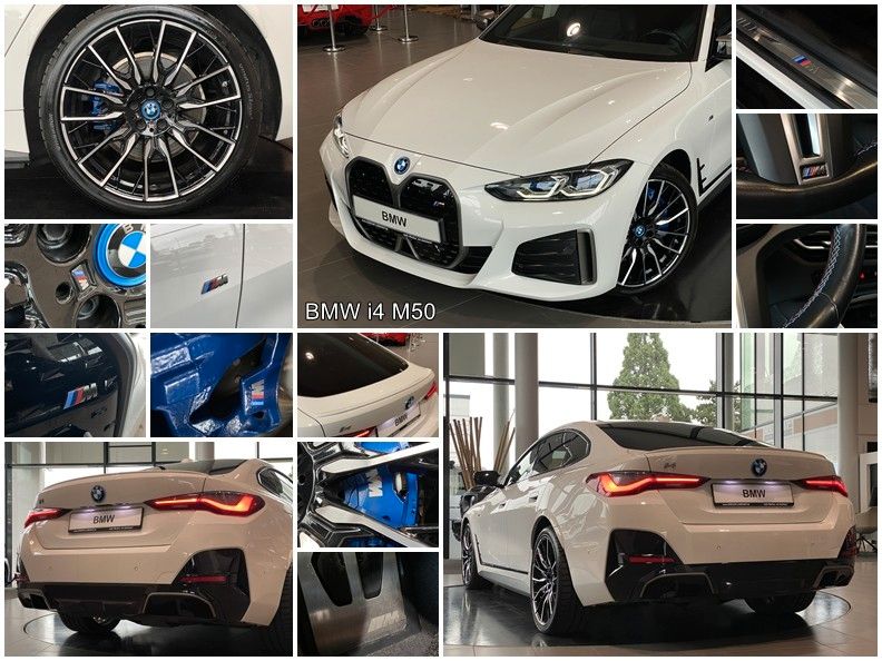 BMW i4 M50 M-Sitze Laser SurrView eGSD H&K ACC AHK foto 7