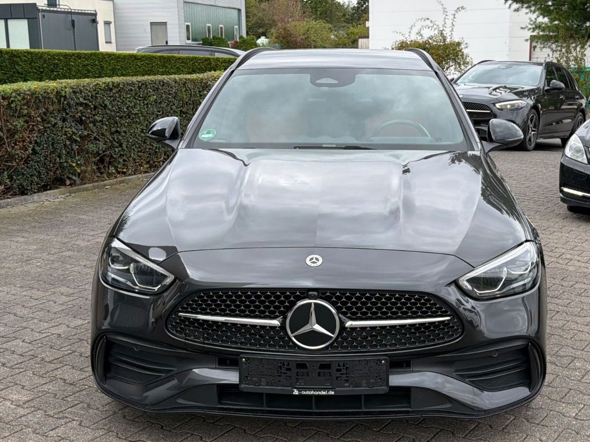 Mercedes-Benz C 300e T AMG Wide Leder Braun Night imagem 2