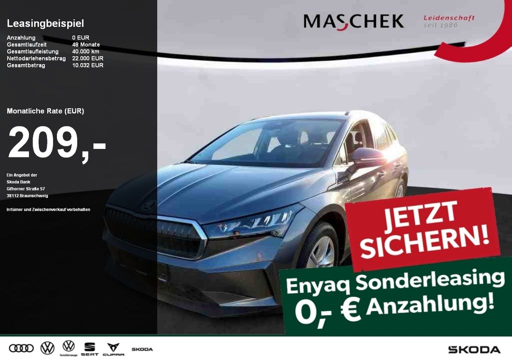 Skoda Enyaq 50 *Sonderleasinh ohne zzgl. Kosten* Navi