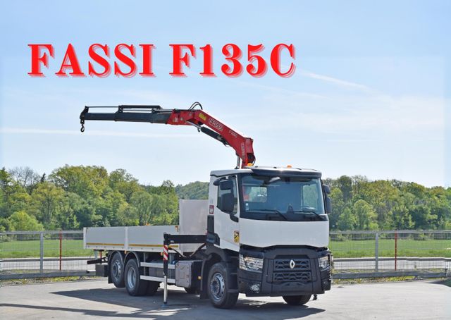 Renault C 380 * PRITSCHE 7,05 m* FASSI F 135C + FUNK