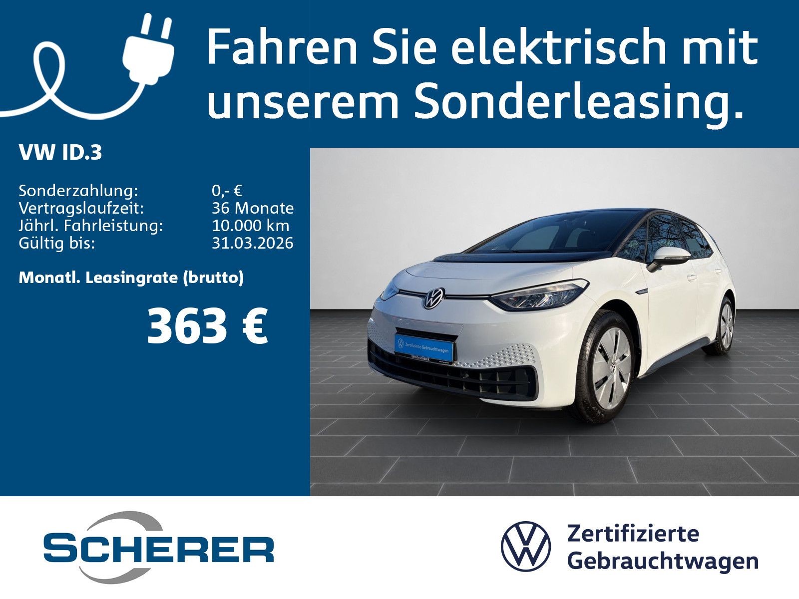 Volkswagen ID.3 Pro 58 kWh LED+Navi+App+PDC