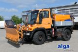 Unimog U 300 4x4, Schmidt, Streuer, Schild, Klima,27tkm - Unimog U 300