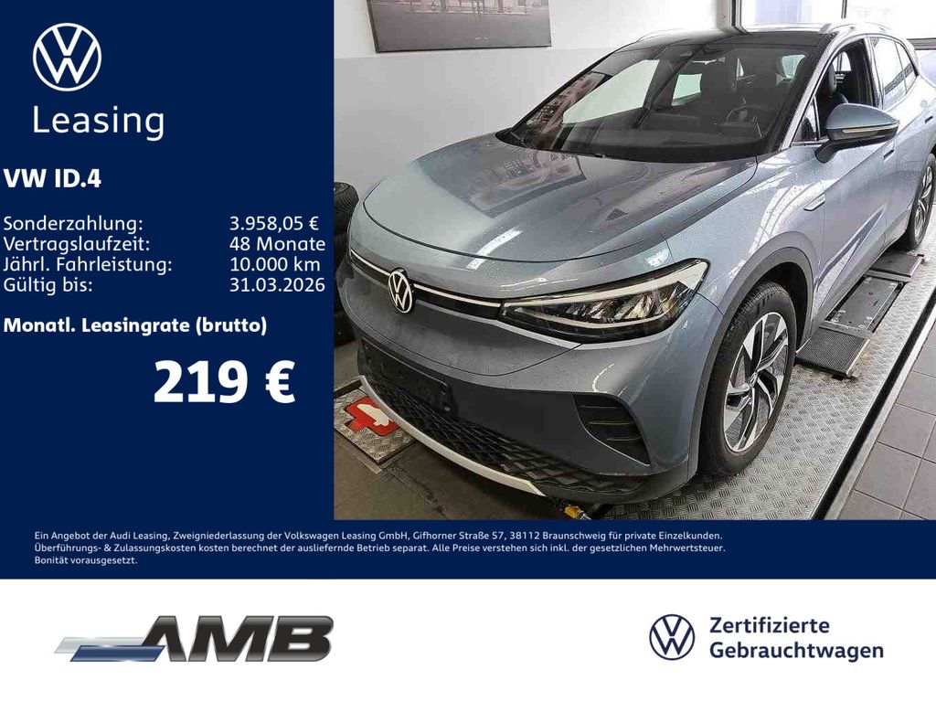 Volkswagen ID.4 Pro 77kWh/AHK/LED/ACC/HuD/Navi/Sitzhzg