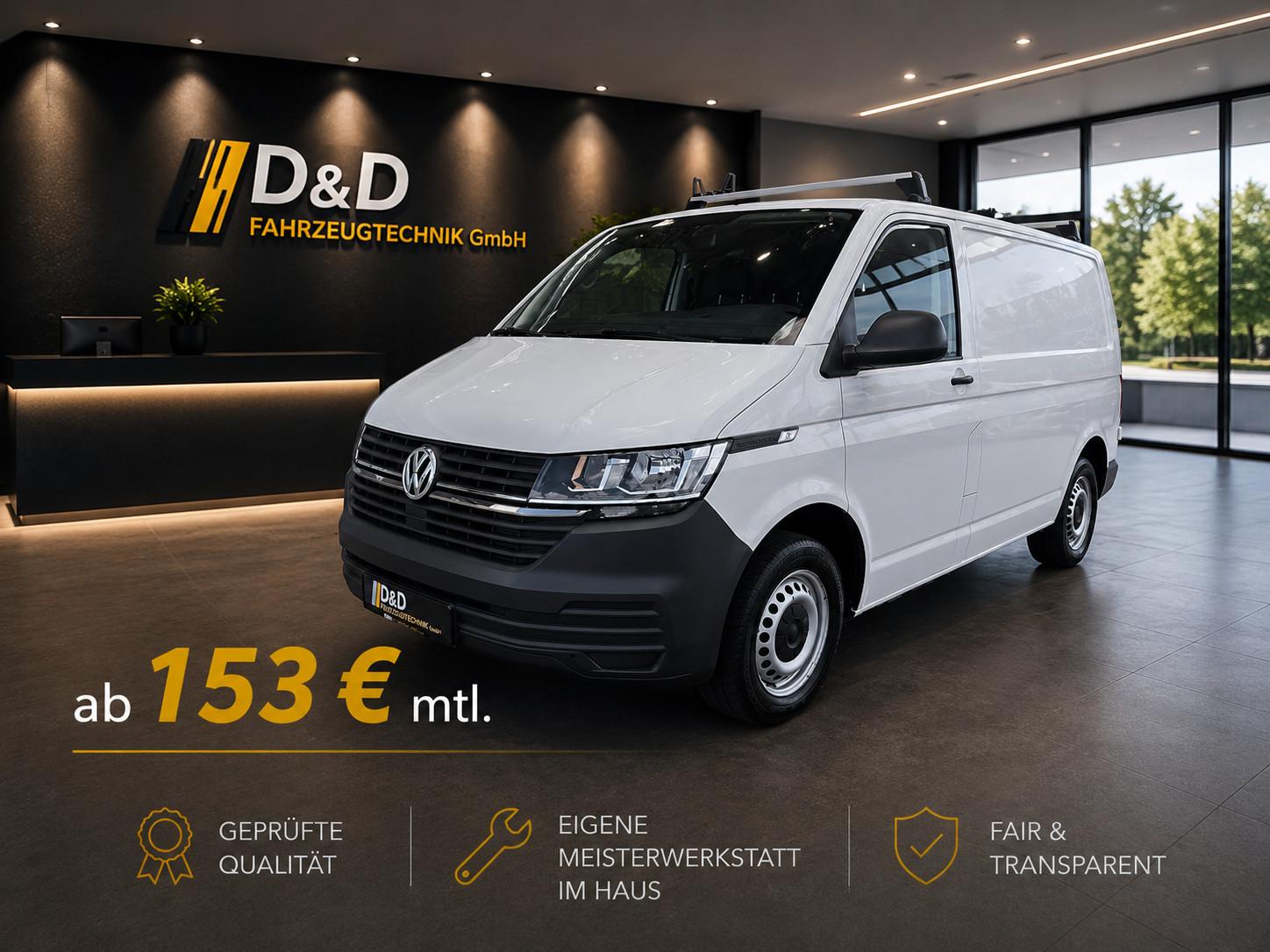 Volkswagen T6 Transporter T6.1 |Klima|1Hand|MwSt|Dachträger