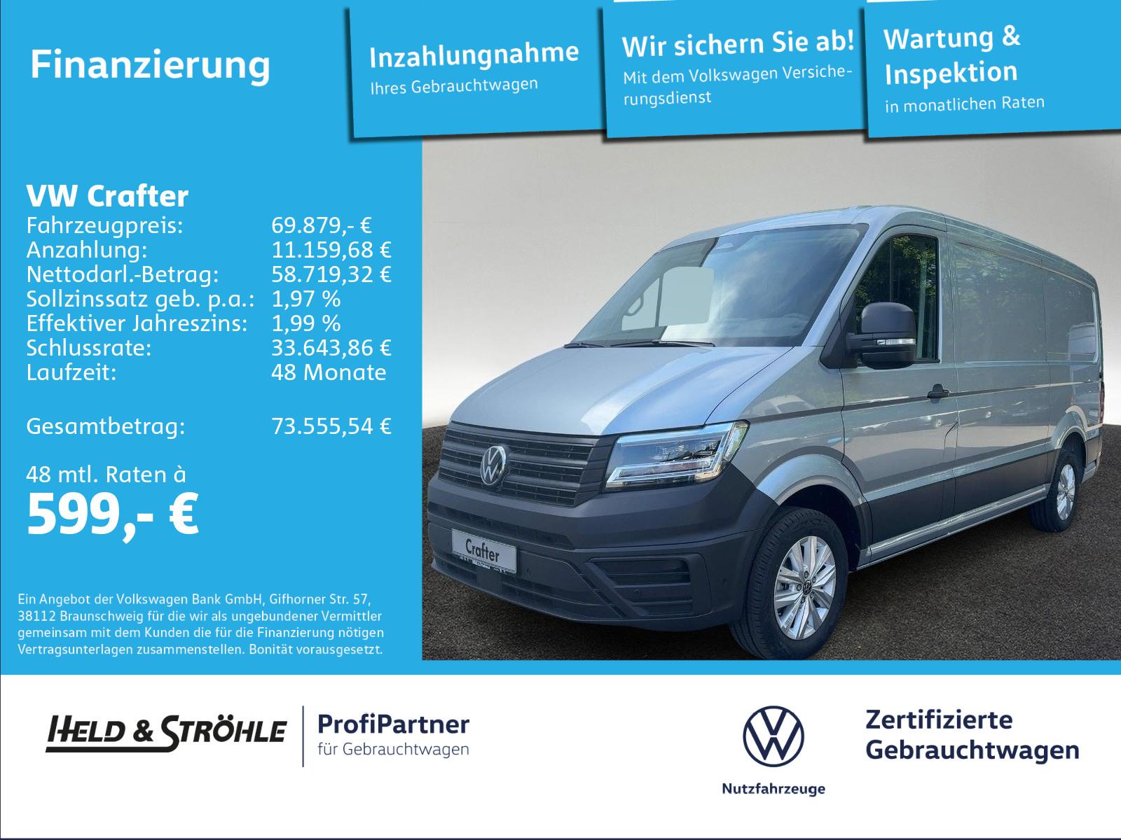 Volkswagen Crafter 35 Kasten Aut. ACC LED NAVI STHZ R-KAM