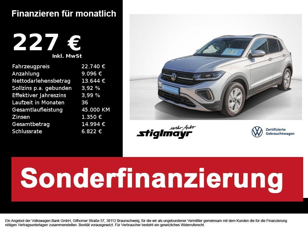 Volkswagen T-Cross Life 1.0 TSI KAMERA+NAVI+KLIMA+PDC+LED