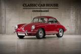 Porsche 356C - EU-delivered, very nice condition - rote Porsche 356