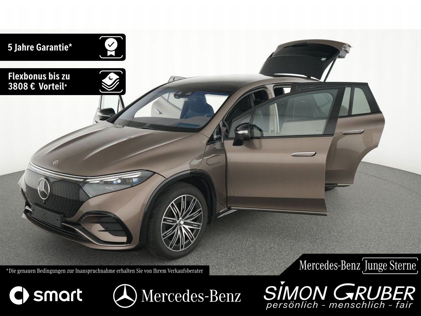 Fahrzeugabbildung Mercedes-Benz EQS 500 4M SUV AMG Sitzklima AHK 7Sitze 118kw