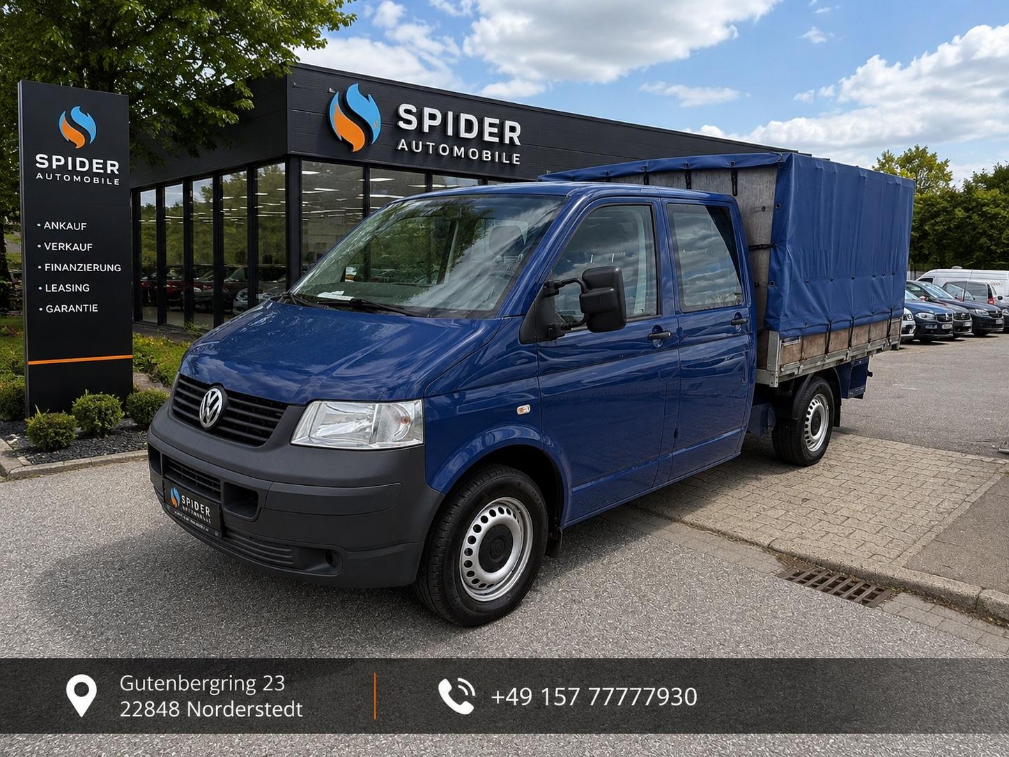 Volkswagen T5 Transporter Pritsche Pickup Doppelkabine 4M