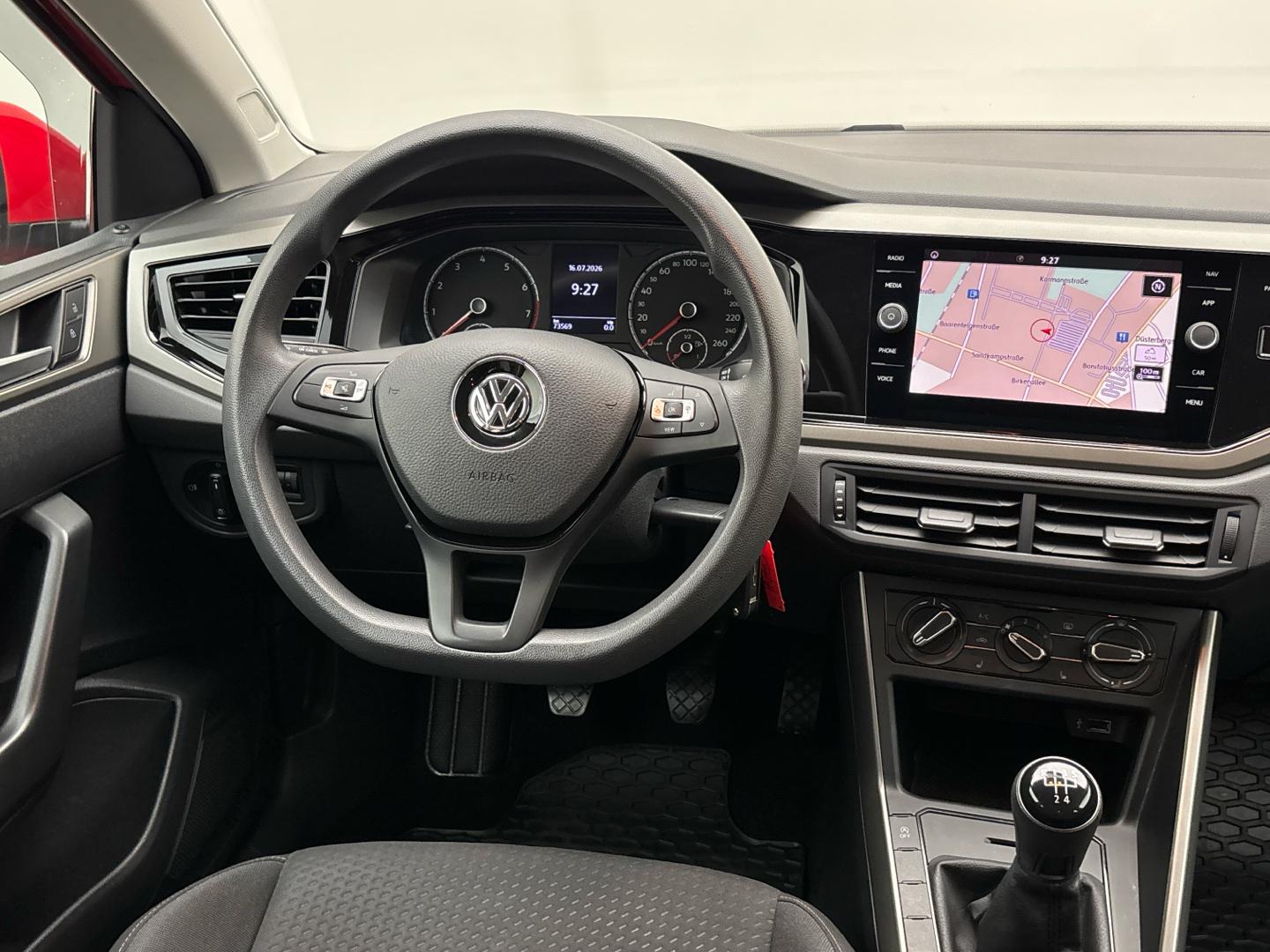 Volkswagen Polo Comfortline 1.0 Navi PDC Sitzheizung Klima, миниатюра 8