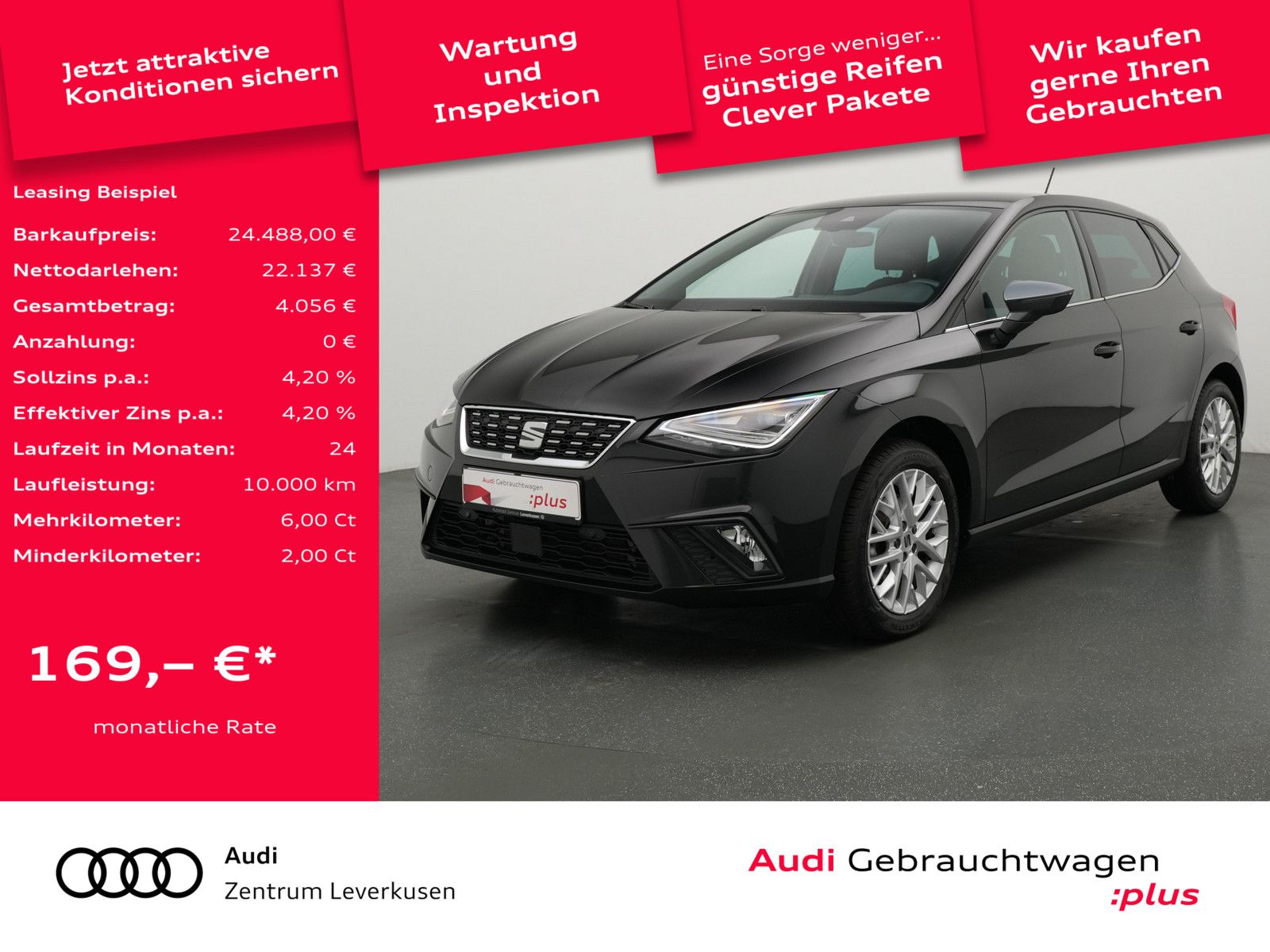 Seat Ibiza Xcellence DSG NAVI VIRT AHK CARPLAY KAM