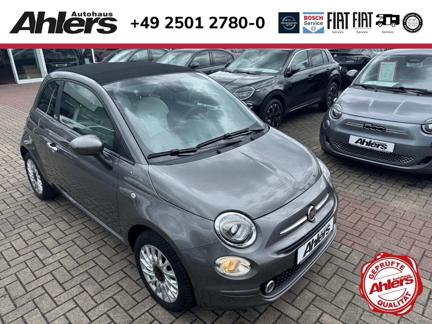 Fiat 500C Dolcevita+CARPLAY+ALLWETTER+KLIMA+PDC+LICHT