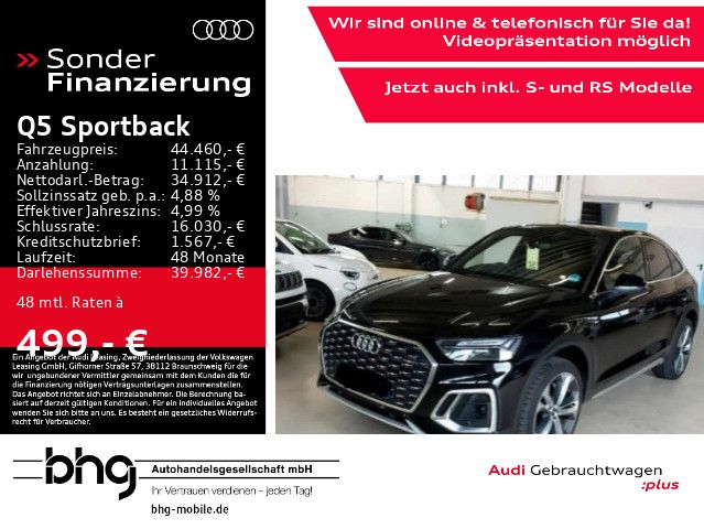 Audi Q5 Sportback 45TFSI quattro S tronic S line Pano