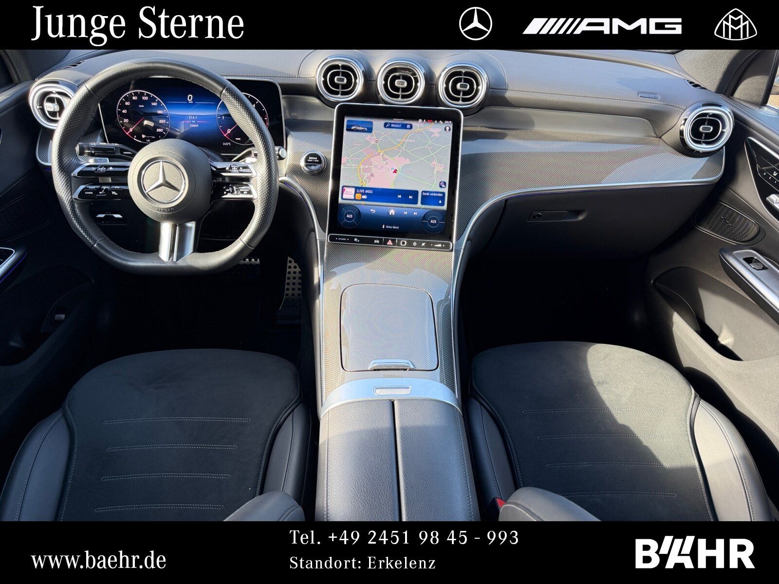 Mercedes-Benz GLC 300 d 4M Coupé AMG Night MBUX LED Pano AHK foto 4