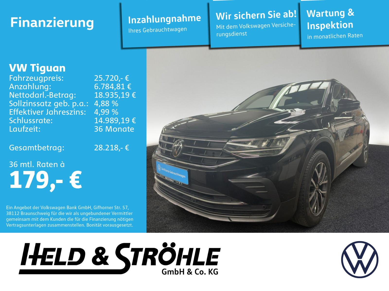 Volkswagen Tiguan Life 2.0 TDI DSG LED NAV AHK KAM LANE PDC
