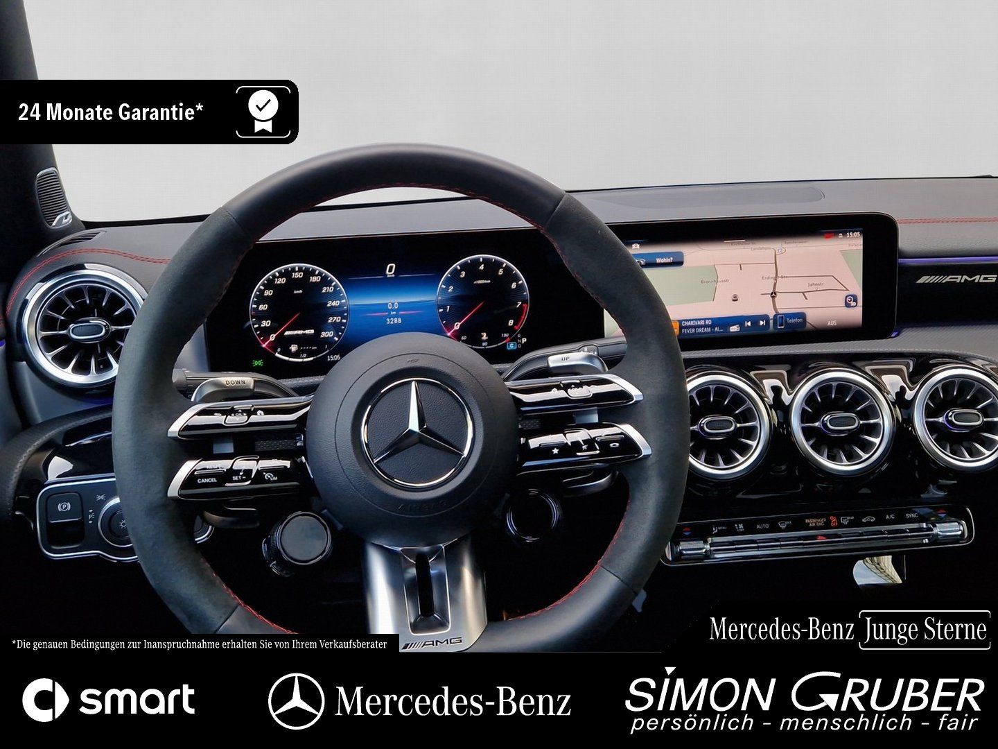 Fahrzeugabbildung Mercedes-Benz CLA 45 S 4M AMG Aero Burm Pano MBeam 360 drivers