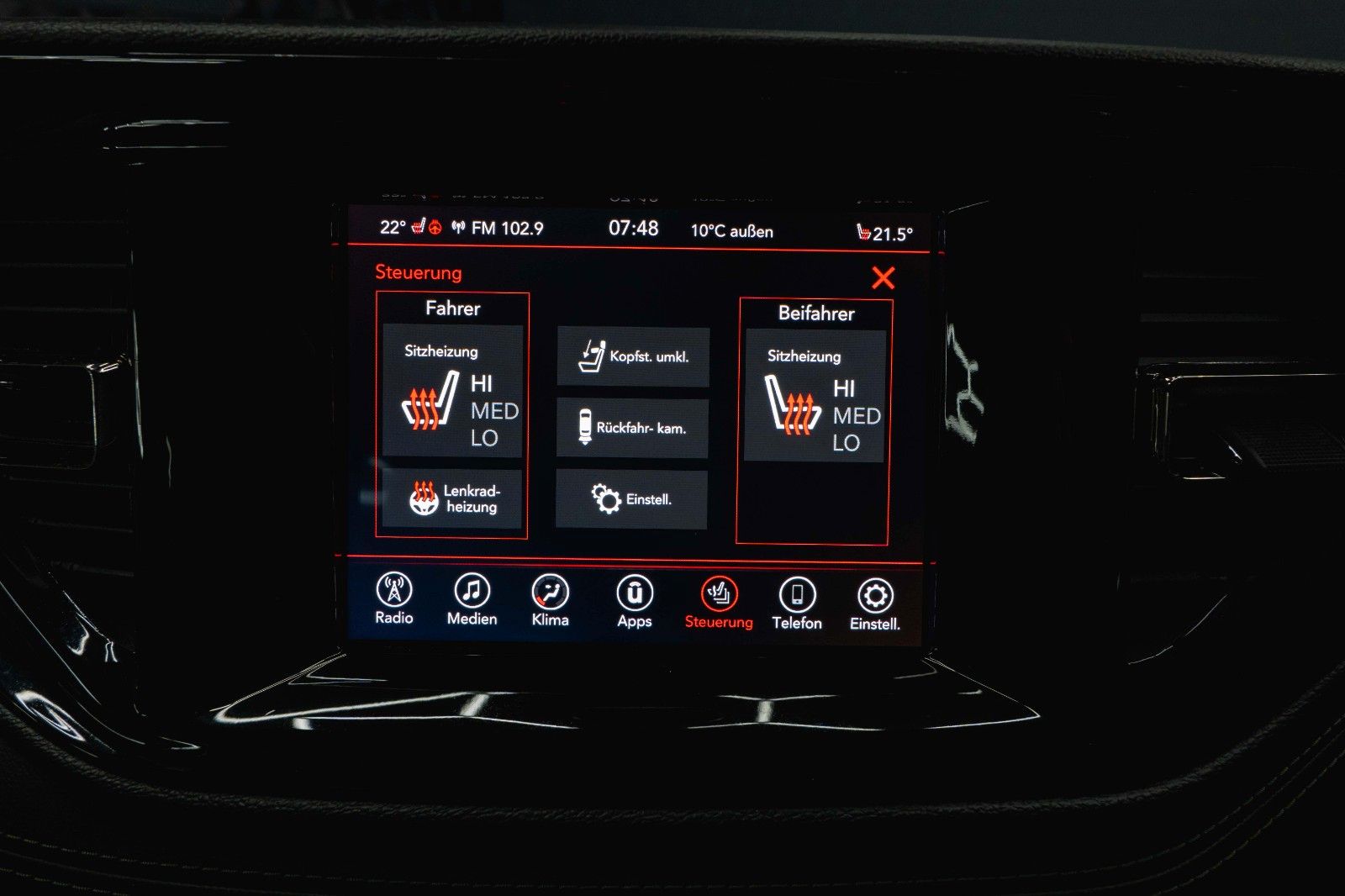 Fahrzeugabbildung Dodge Durango 3.6 V6 GT 4x4 SRT Night-Paket Modell 22