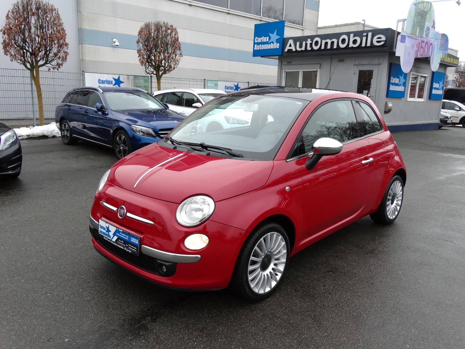 Fiat 500 Lounge*1,4-16V 101 Ps*Pano*8-Fach*Pdc*1Hand