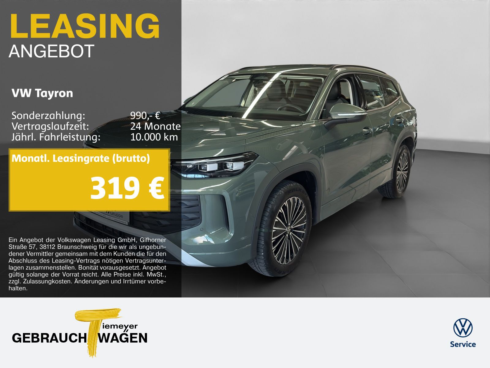 Volkswagen Tayron 1.5 eTSI DSG LIFE 7-SITZE 360 IQ.LIGHT AH