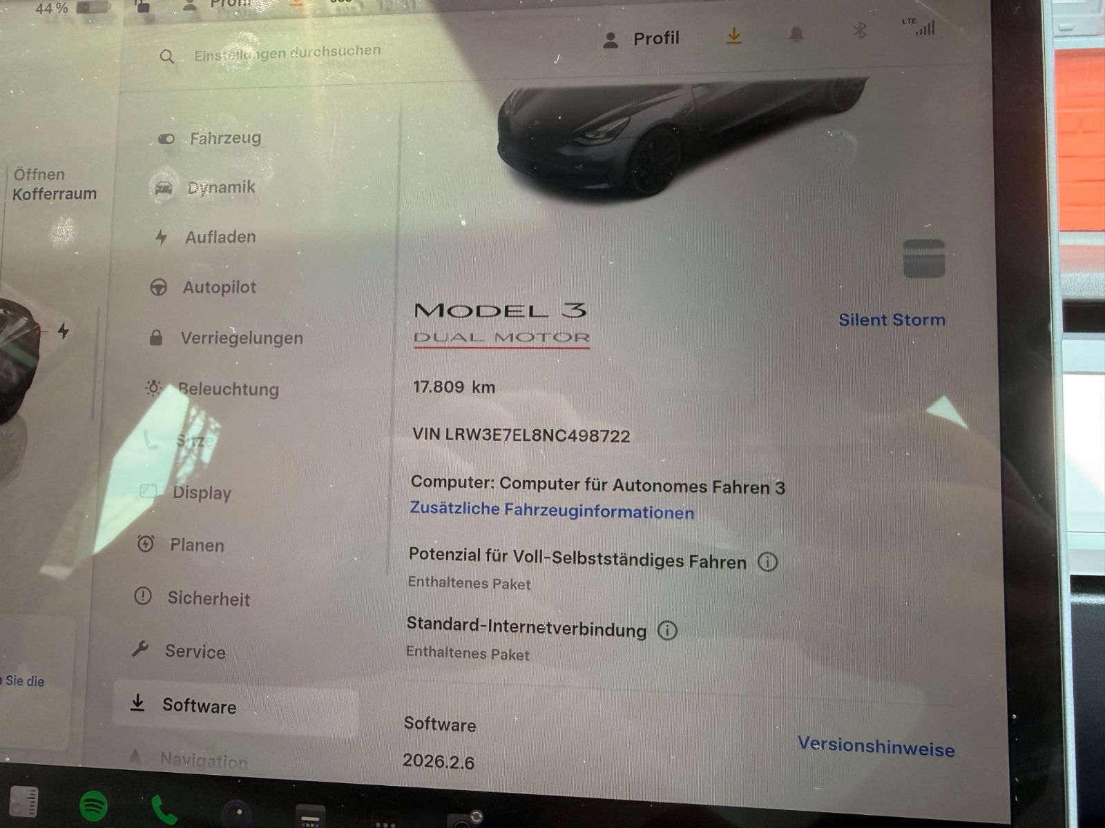 Tesla Model 3 Performance FSD INKL FULL SELF DRIVE foto 18