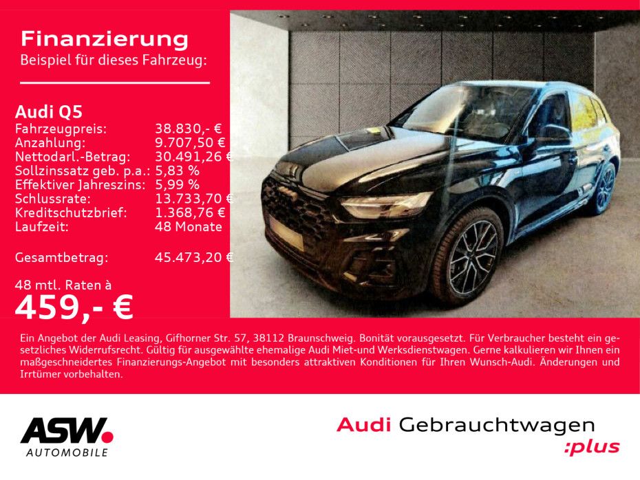 Audi Q5 Sline 50TFSI e quattr PANO MATRIX RFK HUD VC imagem 2